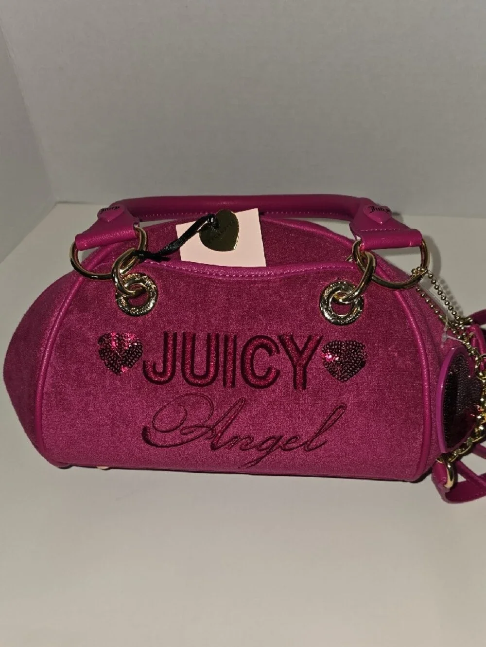 Juicy Couture Raspberry Tart Angel Satchel